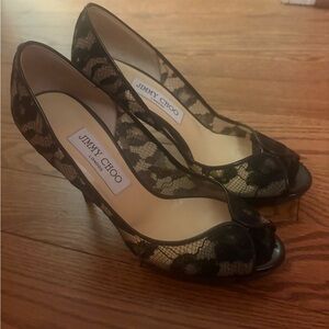 Jimmy Choo Belgio Lace pumps